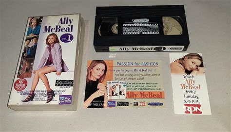 Rpn Ally Mcbeal Volume Calista Flockhart Collectible Vhs Tape