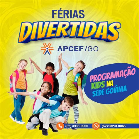 FÉRIAS DIVERTIDAS NA APCEF GO Apcef GO Portal