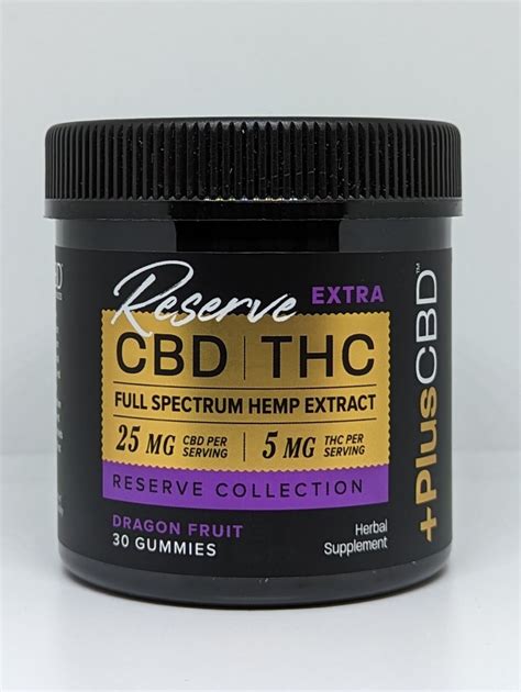 Pluscbd™ Reserve Collection Cbd Thc Gummies 30ct Columbus Botanical Depot