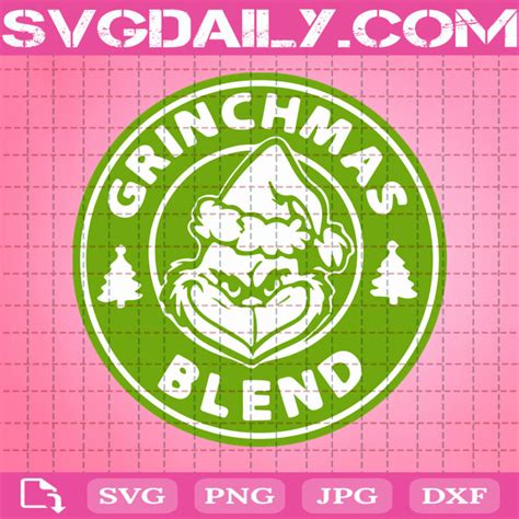 Grinchmas Blend Svg Grinchmas Starbucks Svg Starbucks Logo Svg