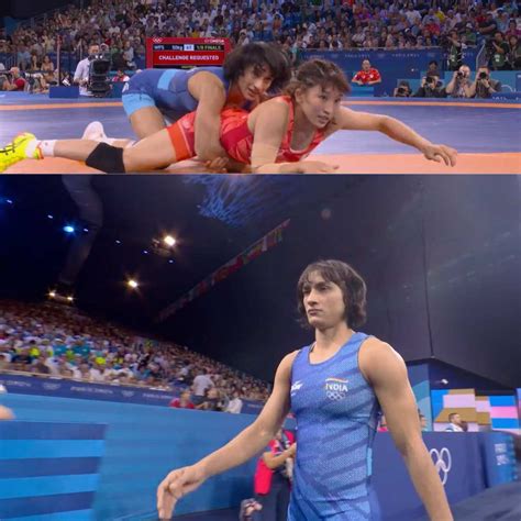 Vinesh Phogat Shocks Yui Susaki In Paris Olympics Wrestling Sportsgaga