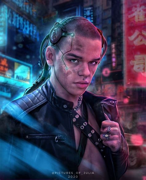 Artstation Cyberpunk Portrait