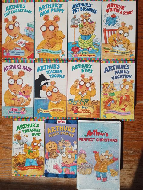 Arthur VHS Lot 12 Tapes - Etsy