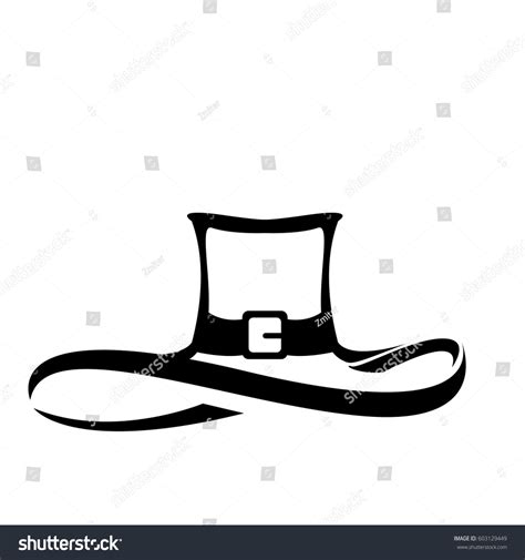 Cowboy Hat Silhouette Vector Illustration Stock Vector (Royalty Free ...