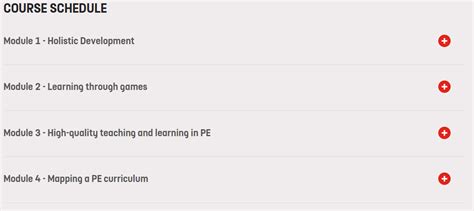 What Are The Modules For The Pe Cpd For Teachers Course Fa Support