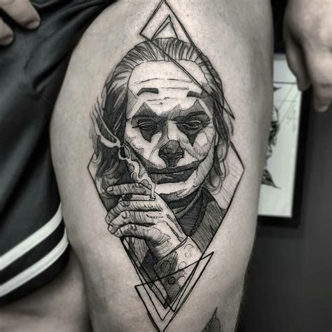 Татуировка джокер Joker Tattoo Design Joker Face Tattoo Joker Tattoo