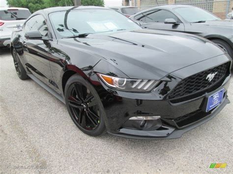 2015 Black Ford Mustang Ecoboost Premium Coupe 102761112 Car Color Galleries