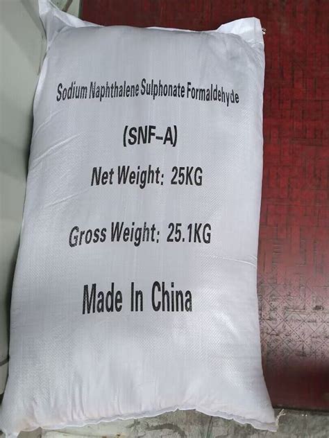 Water Reducer Sodium Naphthalene Sulphonate Snf Fdn Water Reducing