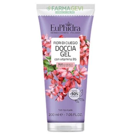 Euphidra Doccia Gel Fiori Di Ciliegio E Legni Aromatici 200 Ml FG