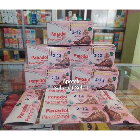 Jual Panadol Anak Chewable Panadol Anak Tablet Kunyah Rasa Cherry