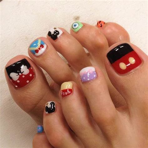 60 Cute & Pretty Toe Nail Art Designs - Noted List