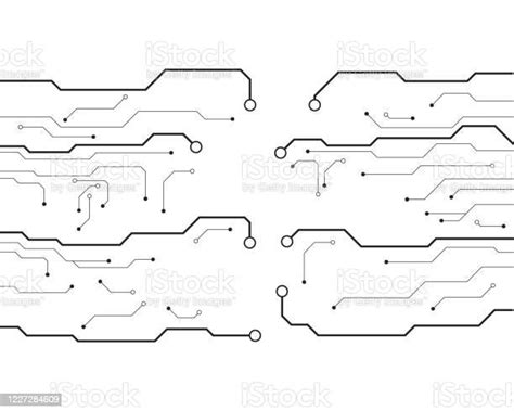 電路向量插圖設計範本向量圖形及更多電路板圖片 電路板 交通 信息圖形 Istock