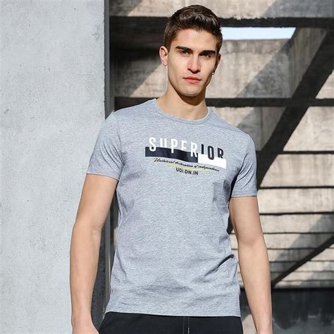 New Men T Shirt Clothing Fashion T Shirt Male Top Quality Cotton Short