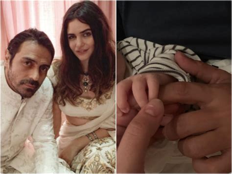 Arjun Rampal Gabriella Demetriades Name Their Son Arik Rampal Actor