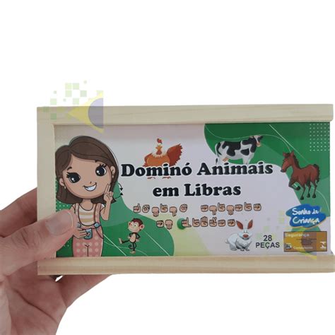 Domin Educativo Animais Em Libras Pe As Jogo Pedag Gico Futura