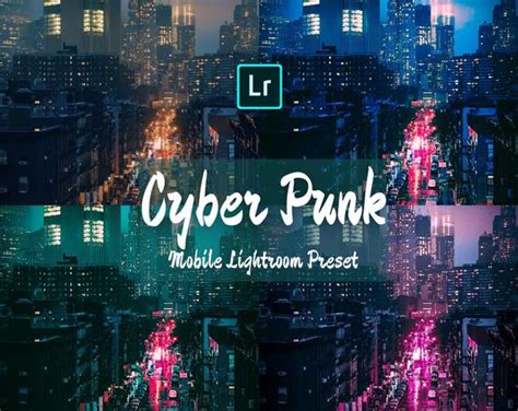 12 Cyberpunk Mobile Lightroom Presets Iphone DNG Preset Vsco | Etsy