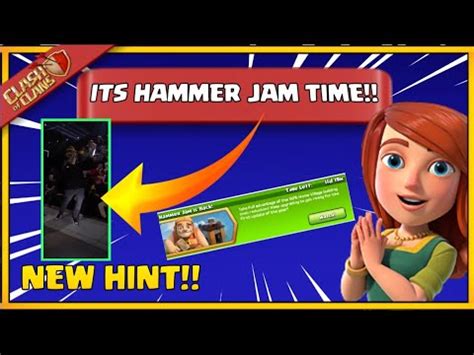 Town Hall Hammer Jam Coming Clash Of Clans Hammer Jam Event