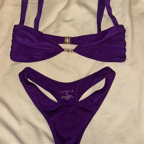 Sommer Swim Purple Bikini Set SORIYA PETUNIA Depop