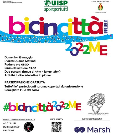 Domenica Maggio Torna Bicincitt Uisp Messina Invitiamo I