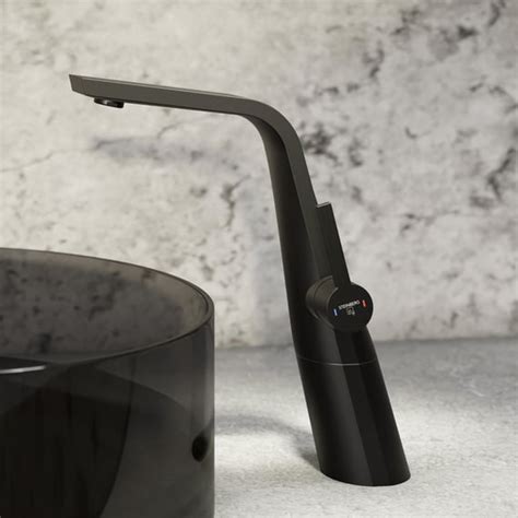 Steinberg 260 Rubinetto Lavabo Con Corpo Del Rubinetto Rialzato Nero