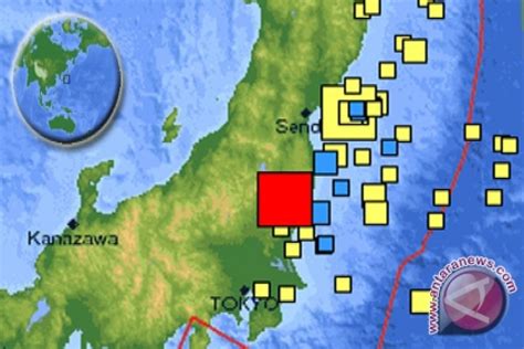 Gempa Sr Guncang Lepas Pantai Jepang Antara News