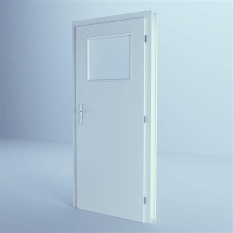 White Door 4 3d Model 29 Max Obj Free3d