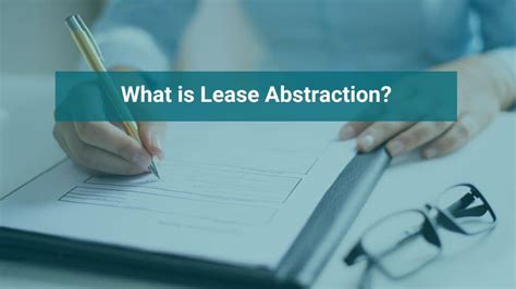 What Is Lease Abstraction Occupier