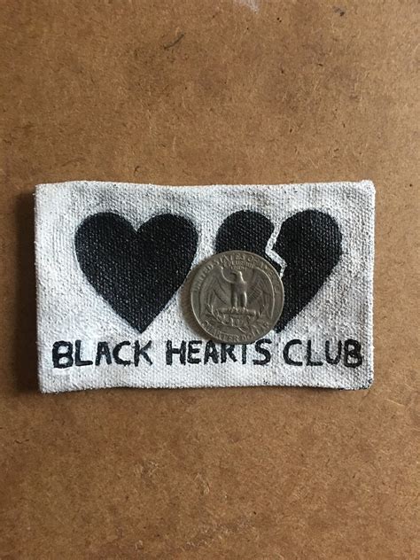 Yungblud Black Hearts Club Patch Etsy France