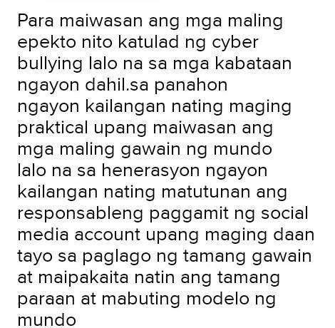 Bakit Mahalagang Matutunan Ang Responsableng Paggamit Ng Social Medya