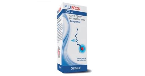 Fluibron Gola Spray Per Mucosa Orale 15 Ml Trattamento Sintomatico