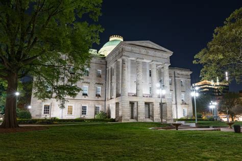 Night at the North Carolina Capitol Building Stock Image - Image of america, tourism: 117017105