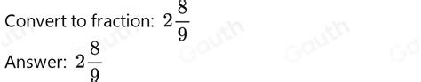 Solved Rewrite As A Simplifed Fraction Overline Math