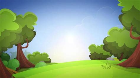 Cartoon Nature Background Hd