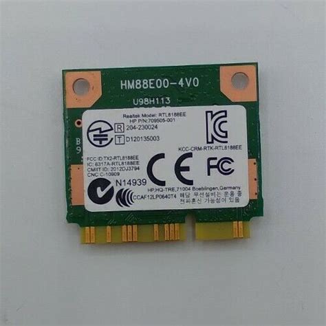 Hp Realtek Rtl Ee B G N Wireless Pcie Jp B Ebay