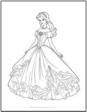 Disney Princess Coloring Page Print It Free