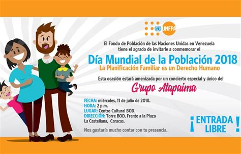 Unfpa Venezuela D A Mundial De La Poblaci N La Planificaci N