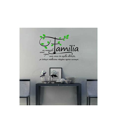 Sticker Citat Familia Sticker Perete Citat Motivational 1