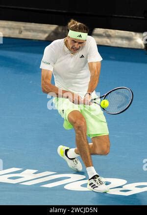 Dominik Koepfer Of Germany Hits A Return To Frances Tiafoe Of The