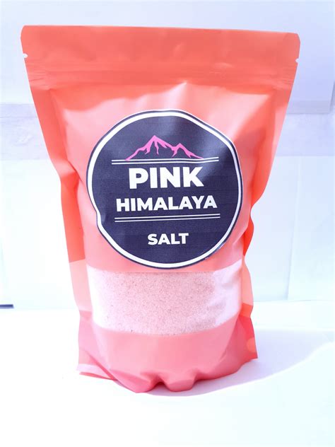 Garam Himalaya 500gr Kemasan POCH Natural Himalayan Pink Salt