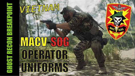 Macv Sog Operator Uniform Vietnam Ghost Recon Breakpoint Youtube