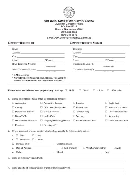 Nj Bbb Samsung Complaint Form Fill Out And Sign Printable