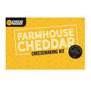 Cheddar Cheese Making Kit (Makes 10 batches) - CheeseMaker.ca