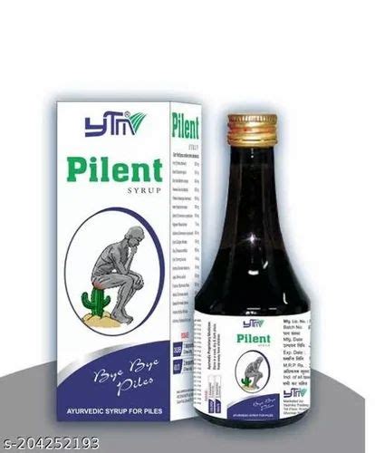 Ytm Pilent Syrup For Bloody Piles At Rs Bottle Herbal Piles