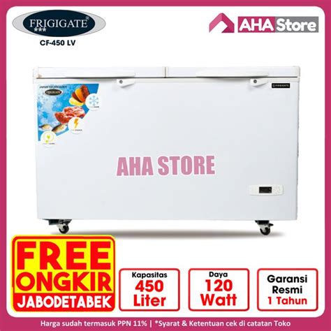 Jual Frigigate Chest Freezer Kulkas Liter Cf Cf Lv Di Lapak