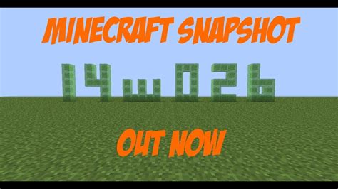 Minecraft Snapshot 14w02b Slime Blocks Stones And More Youtube