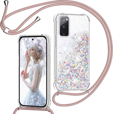 Glitter Liquide Collier Coque Pour Samsung Galaxy S20 FE Glitter