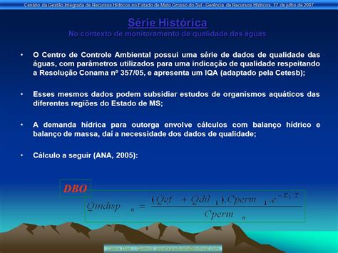 Mestre em Saneamento Ambiental e Recursos Hídricos ppt carregar