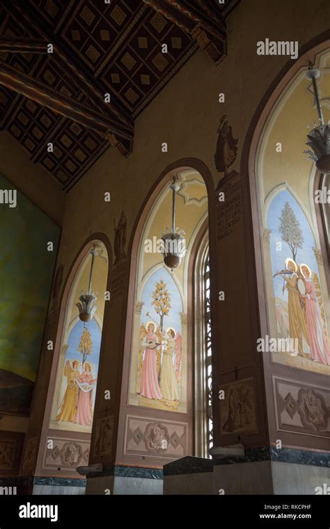 Interior of the Church of the Visitation in Ein Karem, Jerusalem ...