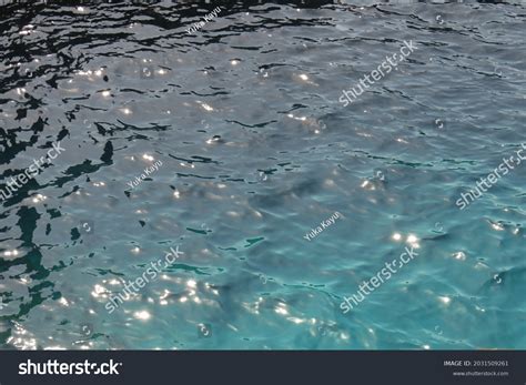 Seamless Texture Ocean Weaves Blue Water Stock Photo 2031509261 ...