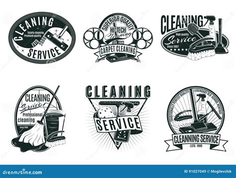 Professional Cleaning Company Logo Design Vector Illustration | CartoonDealer.com #147475150